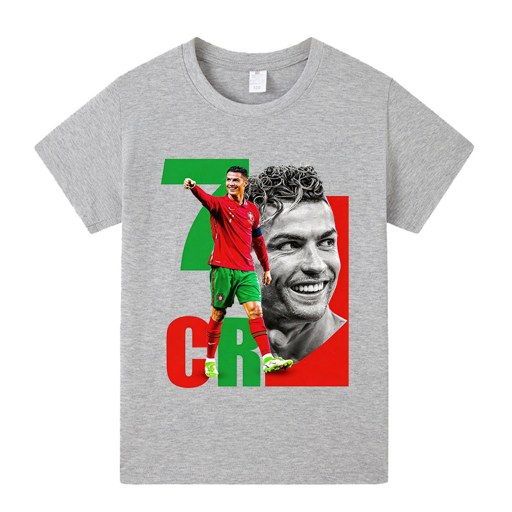 Cristiano Ronaldo Fotbolls T-shirt för Barn - Portugal Footballdinho