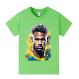 Neymar Fotbolls T-shirt för Barn Footballdinho