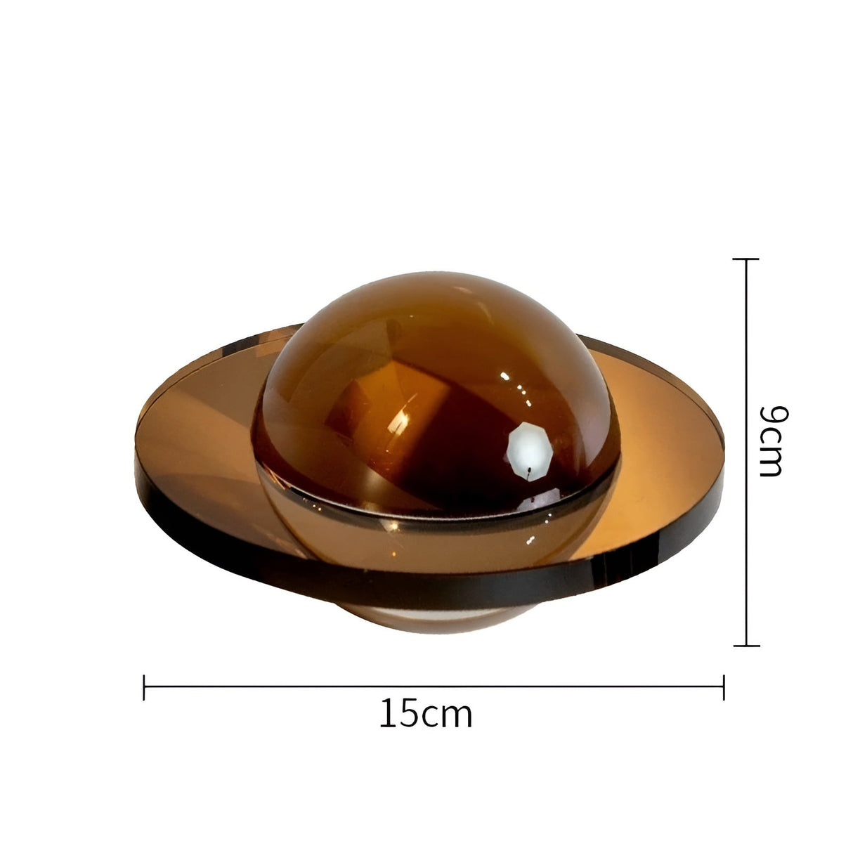 CrystalAxis Ornament - Dekorativt Kristall-Planets-Ornament Carvallo