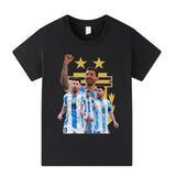 Messi Fotbolls T-shirt för Barn - Argetina Footballdinho
