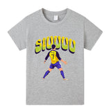 Cristiano Ronaldo Fotbolls T-shirt för Barn - Siuuu Footballdinho