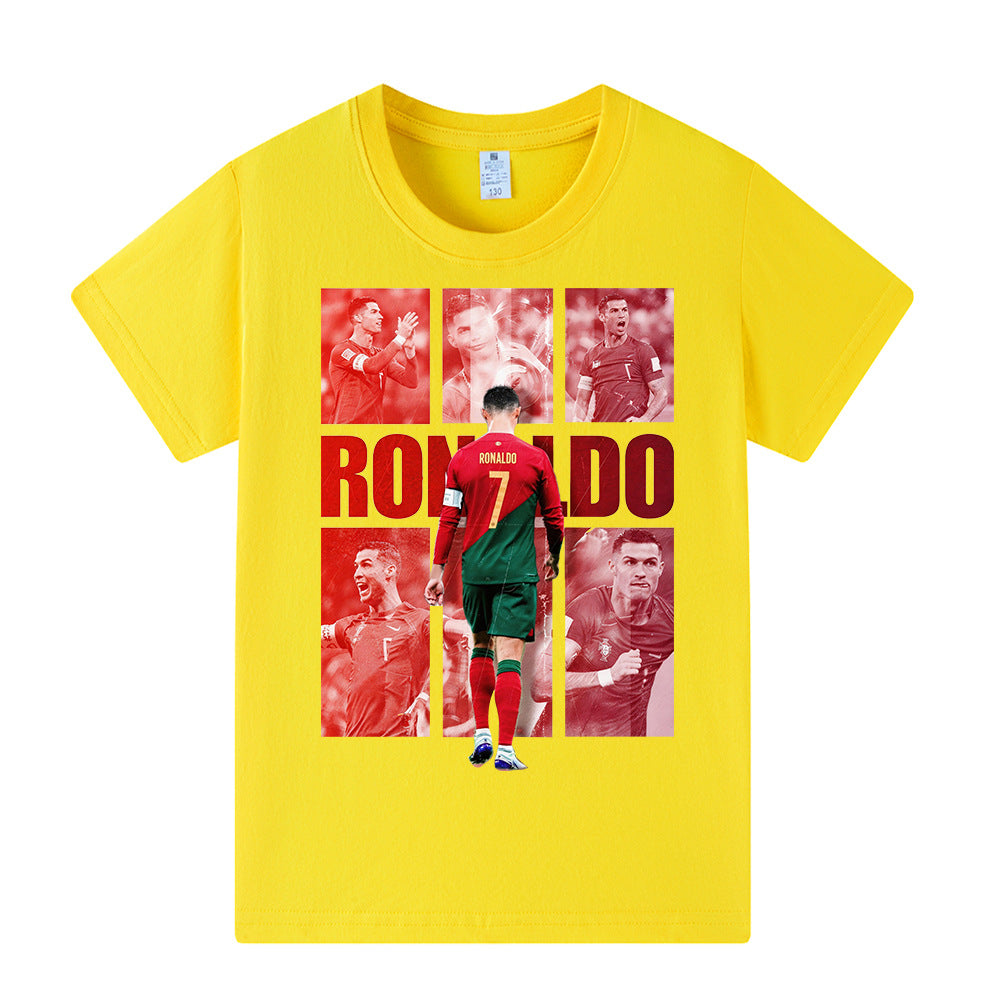 Ronaldo Fotbolls T-shirt för Barn - Portugal Footballdinho