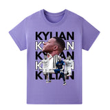 Kylian Mbappé Fotbolls T-shirt för Barn - Mbappe Footballdinho