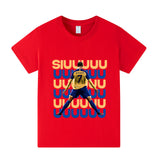 Ronaldo Fotbolls T-shirt för Barn - Siuuu Footballdinho