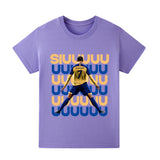 Ronaldo Fotbolls T-shirt för Barn - Siuuu Footballdinho