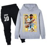 Lionel Messi Träningsoverall för Barn - Argentina - Tracksuit Footballdinho