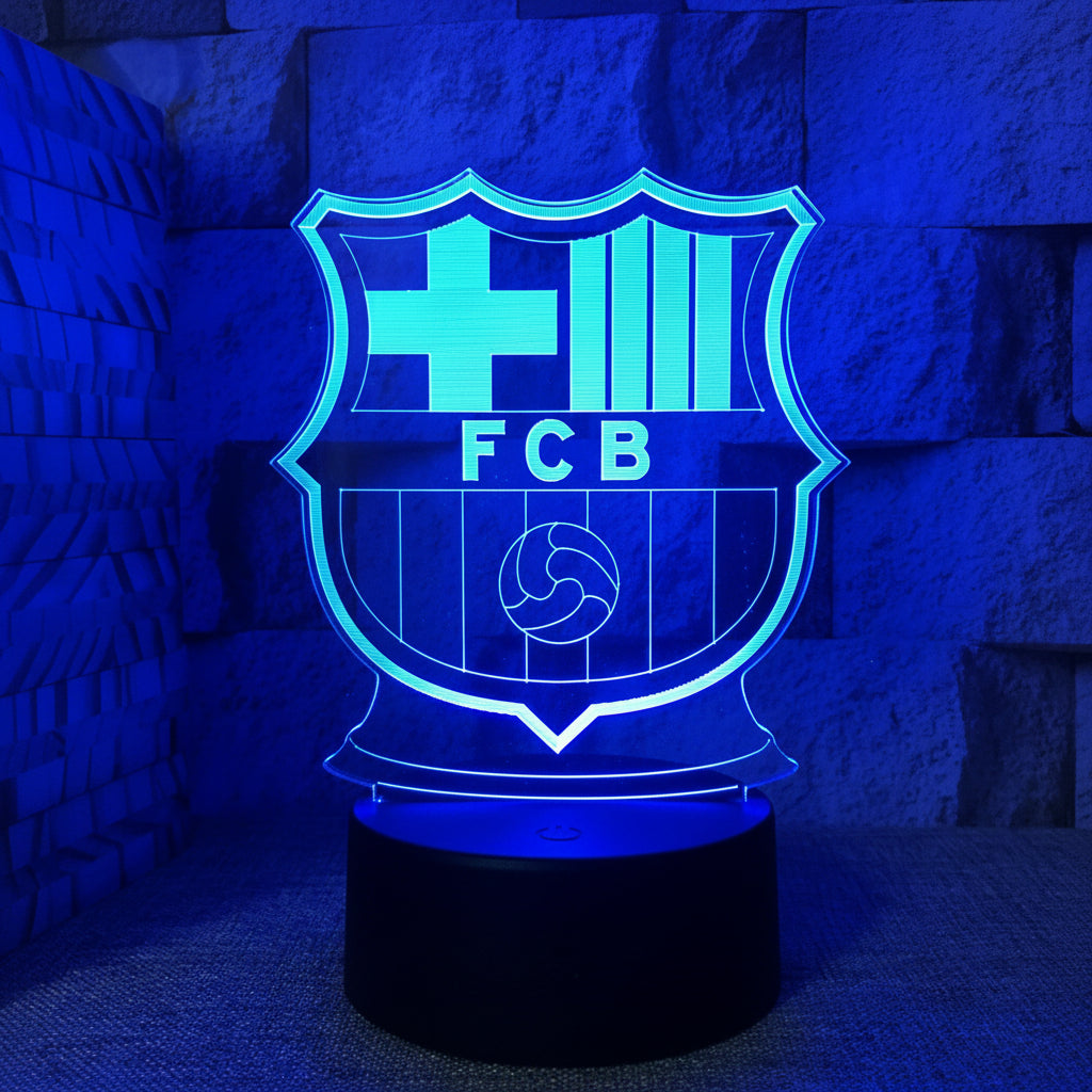 Fotboll 3D Illusion LED-Lampa - Nattlampa - Nattlampa Footballdinho