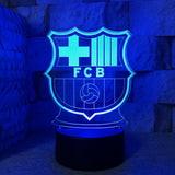 Fotboll 3D Illusion LED-Lampa - Nattlampa - Nattlampa Footballdinho