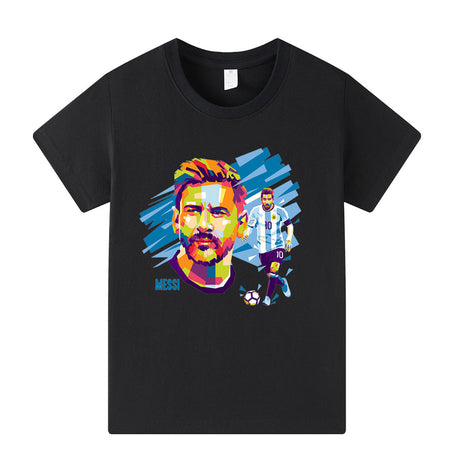 Lionel Messi Fotbolls T-shirt för Barn - Cool Design Footballdinho