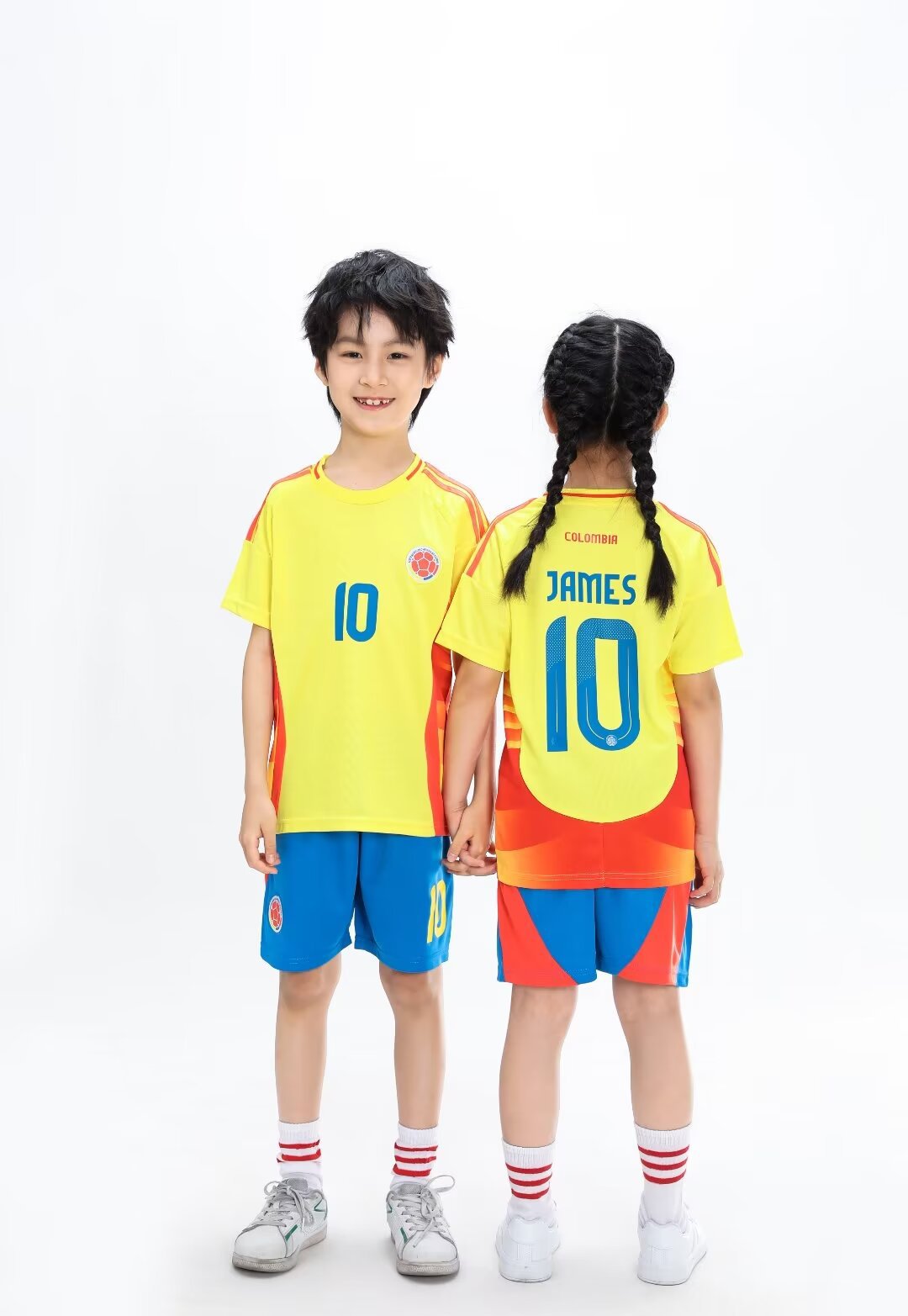 Fotbollsställ för Barn - Colombia - Shorts Footballdinho