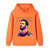 Messi Fotbolls Hoodie för Barn - Mjuk Footballdinho