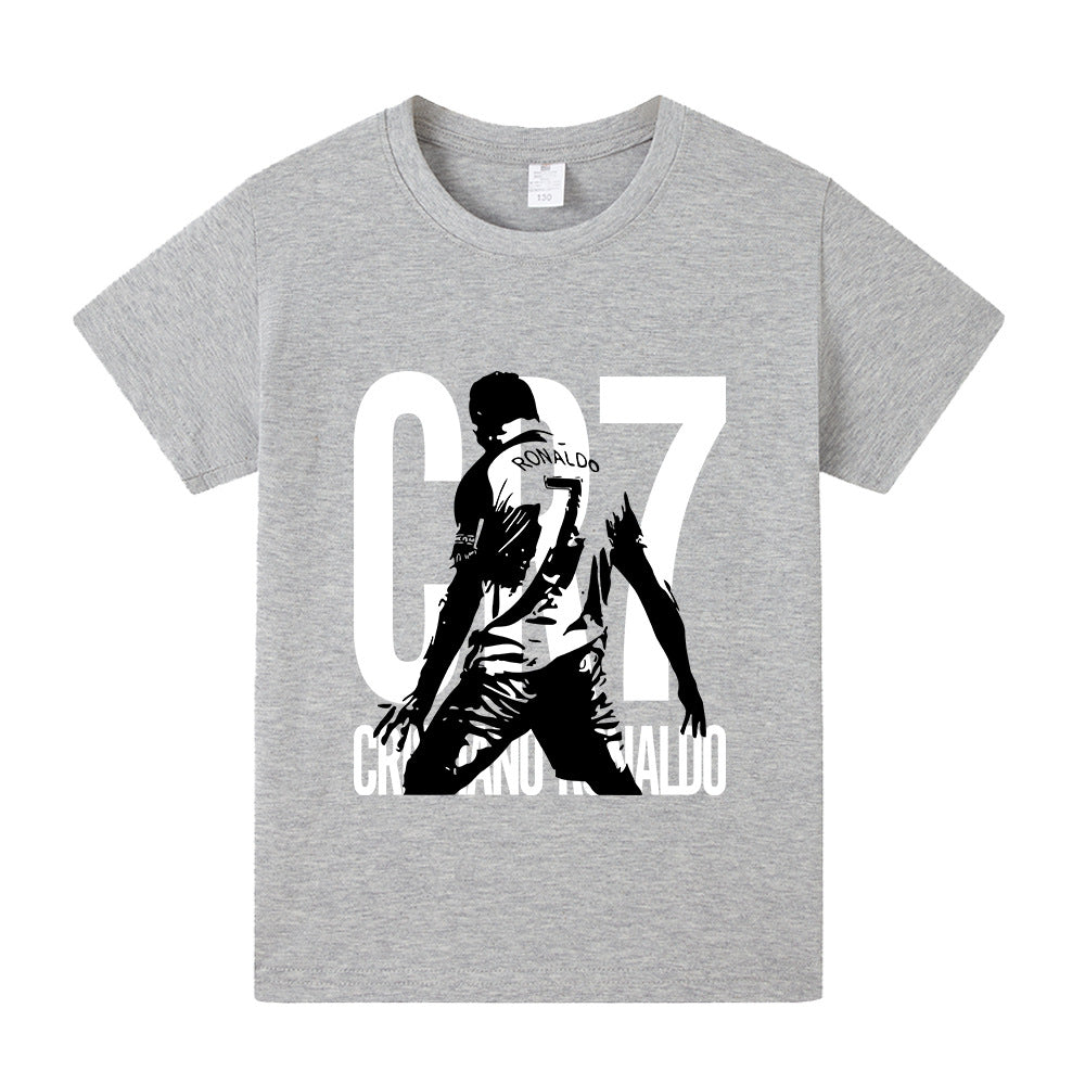 Cristiano Ronaldo Fotbolls T-shirt för Barn - Sportig Footballdinho