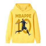 Kylian Mbappé Fotbolls Hoodie för Barn Footballdinho