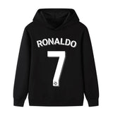 Ronaldo Fotbolls Hoodie för Barn - Sportig Footballdinho