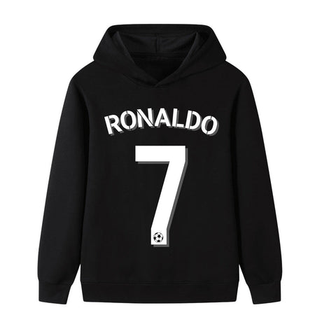 Ronaldo Fotbolls Hoodie för Barn - Sportig Footballdinho