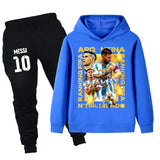 Lionel Messi Träningsoverall för Barn - Argentina - Tracksuit Footballdinho