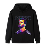 Messi Fotbolls Hoodie för Barn - Mjuk Footballdinho