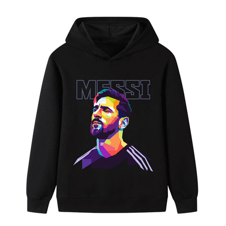 Messi Fotbolls Hoodie för Barn - Mjuk Footballdinho