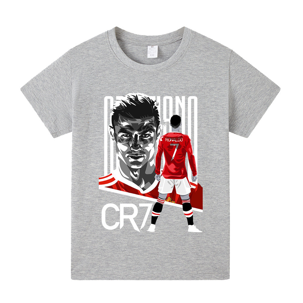 Cristiano Ronaldo Fotbolls T-shirt för Barn - Manchester United Footballdinho
