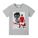 Cristiano Ronaldo Fotbolls T-shirt för Barn - Manchester United Footballdinho