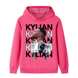 Kylian Mbappé Fotbolls Hoodie för Barn - Mbappe Footballdinho