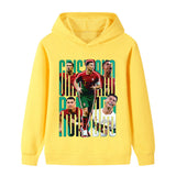 Ronaldo Fotbolls Hoodie för Barn - Portugal Footballdinho