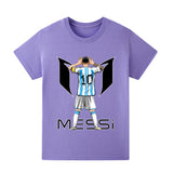 Lionel Messi Fotbolls T-shirt för Barn - Bekväm Footballdinho