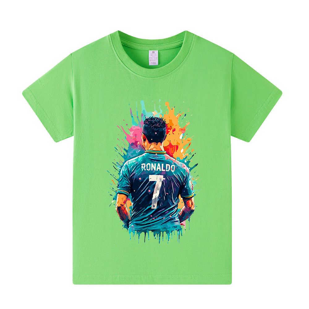Ronaldo Fotbolls T-shirt för Barn - Sportig Footballdinho