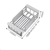 Justerbar avriningsställ för diskbänken Carvallo