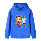 Lionel Messi Fotbolls Hoodie för Barn - Mjuk Footballdinho
