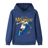 Mbappé Fotbolls Hoodie för Barn Footballdinho