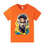 Neymar Fotbolls T-shirt för Barn Footballdinho