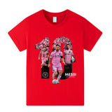 Lionel Messi Fotbolls T-shirt för Barn - Miami Footballdinho
