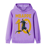 Kylian Mbappé Fotbolls Hoodie för Barn Footballdinho