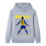 Ronaldo Fotbolls Hoodie för Barn - Cool Design Footballdinho