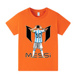 Lionel Messi Fotbolls T-shirt för Barn - Bekväm Footballdinho