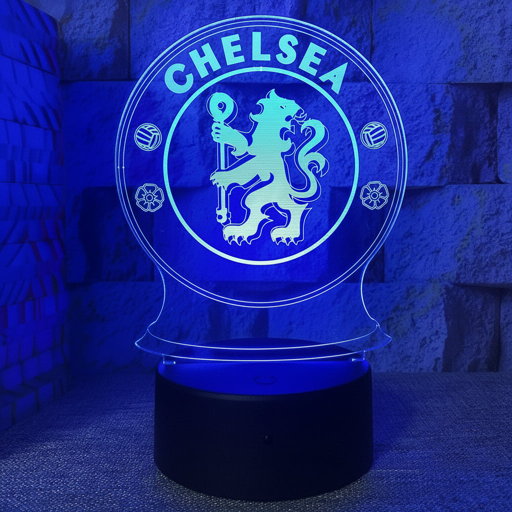 Fotboll 3D Illusion LED-Lampa - Nattlampa - Nattlampa Footballdinho