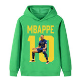 Mbappé Fotbolls Hoodie för Barn - Mbappe Footballdinho