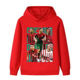 Ronaldo Fotbolls Hoodie för Barn - Portugal Footballdinho