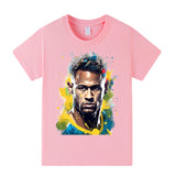 Neymar Fotbolls T-shirt för Barn Footballdinho