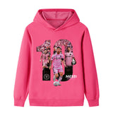 Lionel Messi Fotbolls Hoodie för Barn - Miami Footballdinho