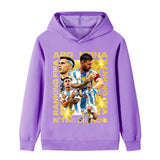 Lionel Messi Fotbolls Hoodie för Barn - Cool Design Footballdinho