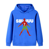 Ronaldo Fotbolls Hoodie för Barn - Mjuk Footballdinho