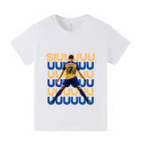 Ronaldo Fotbolls T-shirt för Barn - Siuuu Footballdinho