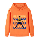 Ronaldo Fotbolls Hoodie för Barn - Siuuu Footballdinho