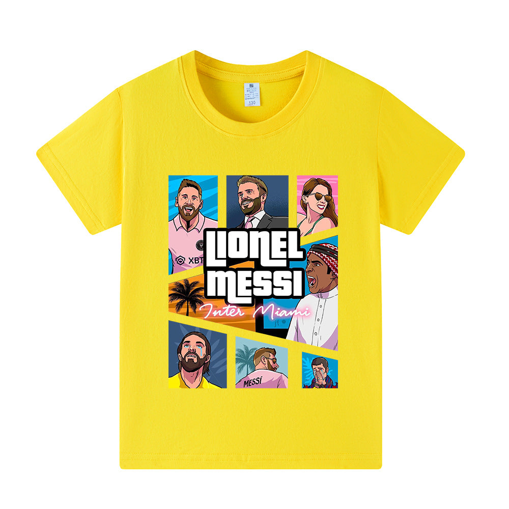 Messi Fotbolls T-shirt för Barn - Bekväm Footballdinho