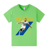 Kylian Mbappé Fotbolls T-shirt för Barn Footballdinho
