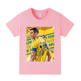 Cristiano Ronaldo Fotbolls T-shirt för Barn - Al Nassr Footballdinho