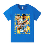 Lionel Messi Fotbolls T-shirt för Barn - Sportig Footballdinho