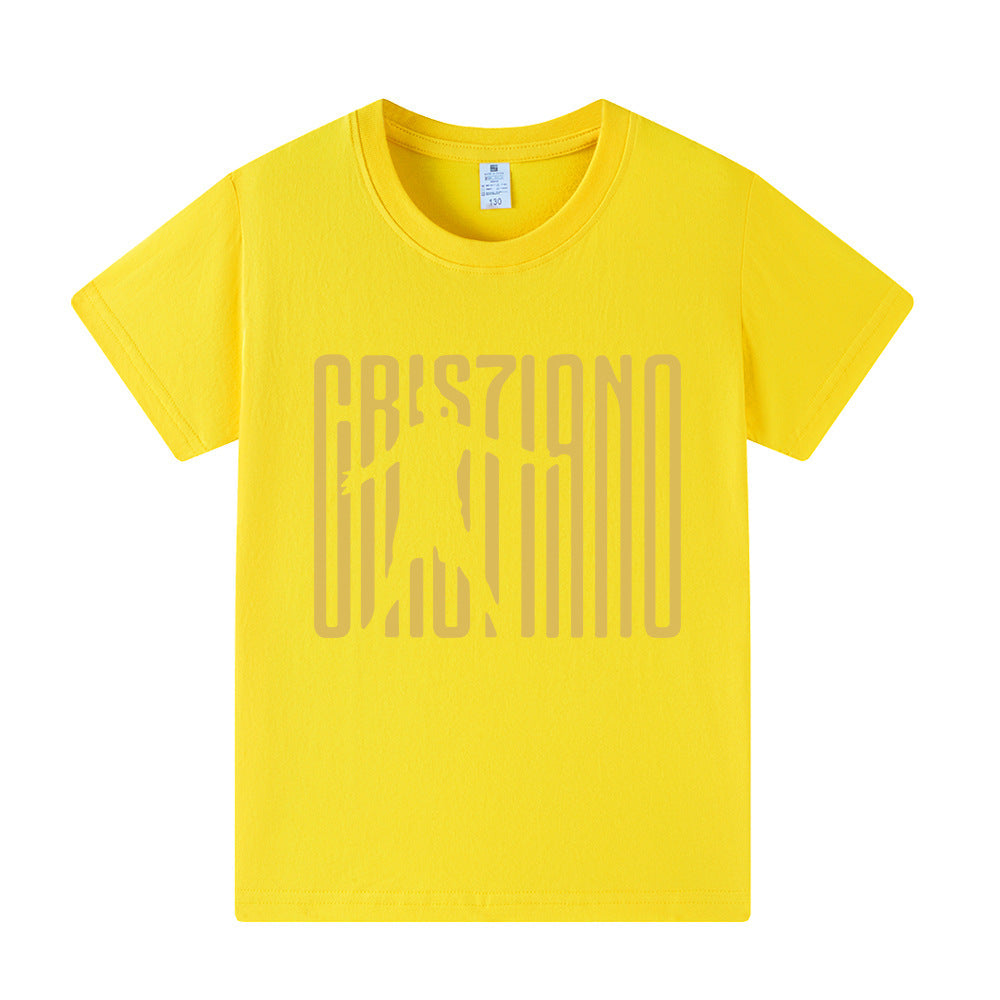 Ronaldo Fotbolls T-shirt för Barn - Bekväm Footballdinho